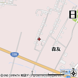 栃木県日光市森友1079-6周辺の地図
