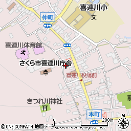 栃木県さくら市喜連川4413周辺の地図