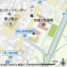 石川県かほく市宇野気ニ周辺の地図