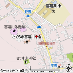 栃木県さくら市喜連川4412周辺の地図