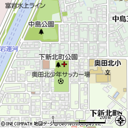 富山市役所地区センター　奥田北地区センター周辺の地図