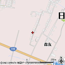 栃木県日光市森友1079-9周辺の地図