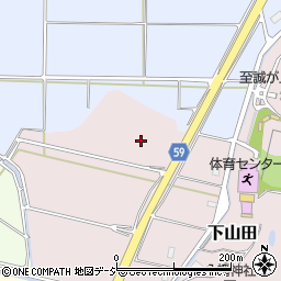 石川県かほく市下山田ロ周辺の地図
