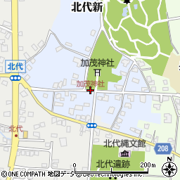 加茂神社周辺の地図