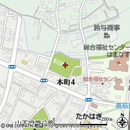 本町ファミリースポーツ公園公衆トイレ周辺の地図