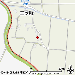 長野県中野市三ツ和462周辺の地図