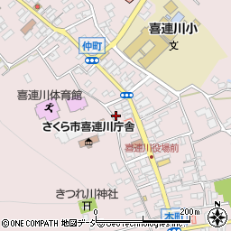 栃木県さくら市喜連川4410周辺の地図