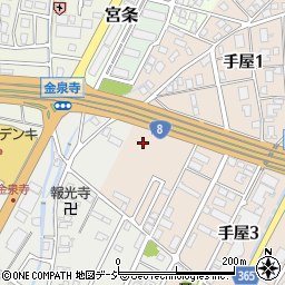 富山県富山市手屋3丁目1周辺の地図