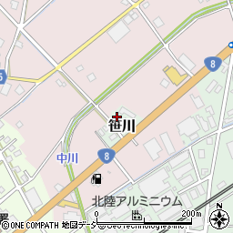 富山県高岡市笹川3266-1周辺の地図