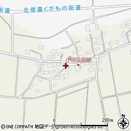 長野県中野市三ツ和307周辺の地図