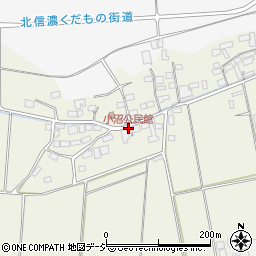 小沼公民館周辺の地図