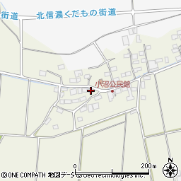 長野県中野市三ツ和308周辺の地図