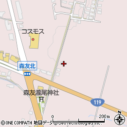 栃木県日光市森友1021-12周辺の地図