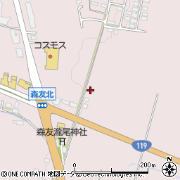 栃木県日光市森友1011-2周辺の地図
