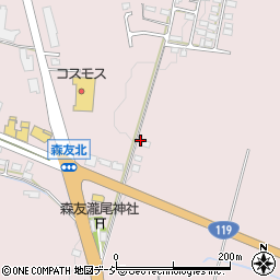 栃木県日光市森友1011周辺の地図