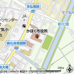 石川県かほく市周辺の地図