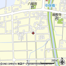 富山県高岡市中保810周辺の地図