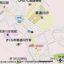 栃木県さくら市喜連川4380周辺の地図