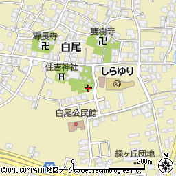 石川県かほく市白尾ワ周辺の地図