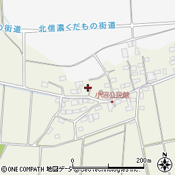 長野県中野市三ツ和268周辺の地図