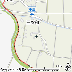 長野県中野市三ツ和530周辺の地図