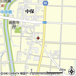 富山県高岡市中保211周辺の地図