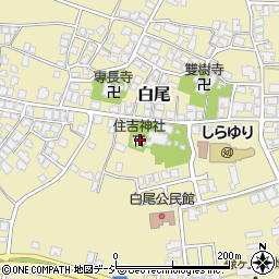 白尾住吉神社周辺の地図