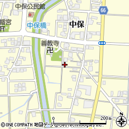 富山県高岡市中保386周辺の地図