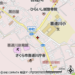 栃木県さくら市喜連川4388周辺の地図