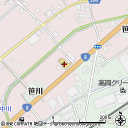 ネッツトヨタ富山　高岡西店周辺の地図