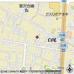 石川県かほく市白尾（ハ）周辺の地図