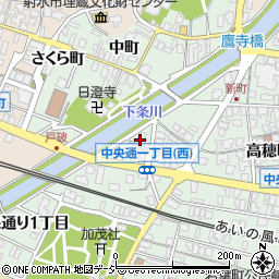 竹内源造記念館周辺の地図