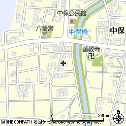 富山県高岡市中保1425周辺の地図