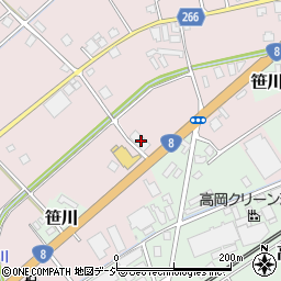 富山県高岡市宝来町827周辺の地図
