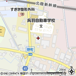 コマツ富山株式会社　部品課周辺の地図