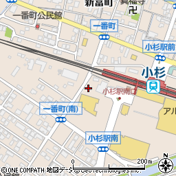 朝日新聞小杉販売店周辺の地図