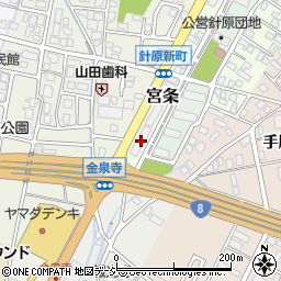 富山県富山市宮条305周辺の地図