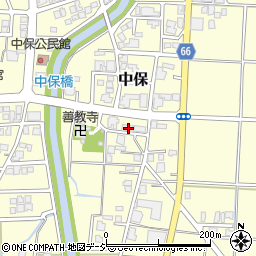富山県高岡市中保1132周辺の地図