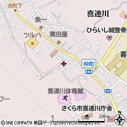栃木県さくら市喜連川3900周辺の地図