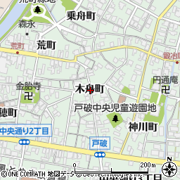 富山県射水市戸破木舟町周辺の地図