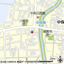 富山県高岡市中保733周辺の地図