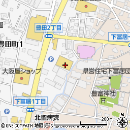 アピナ富山豊田店周辺の地図