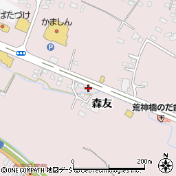 栃木県日光市森友807-2周辺の地図