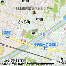日澄寺周辺の地図