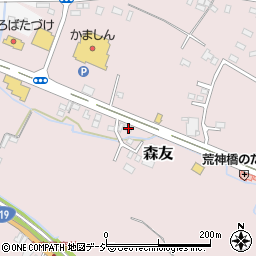 栃木県日光市森友808-2周辺の地図