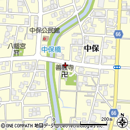 富山県高岡市中保1140周辺の地図