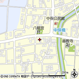 富山県高岡市中保1411周辺の地図