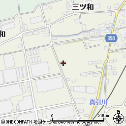 長野県中野市三ツ和1079周辺の地図