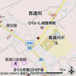 栃木県さくら市喜連川3886周辺の地図
