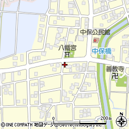 富山県高岡市中保1409周辺の地図
